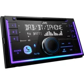   JVC KW-DB95BT 2 DIN méretű autórádió Bluetooth-tal, FM és DAB+ rádióvevővel