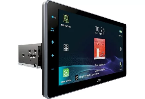 JVC KW-Z900DBW Prémium 1 DIN, 9” kijelzős autós mutlimédia vezeték nélküli CarPlay és Android Auto támogatással (KWZ900DBW)