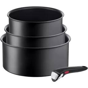 Tefal Ingenio edénykészlet 3db/csomag, fekete ( L7649453)
