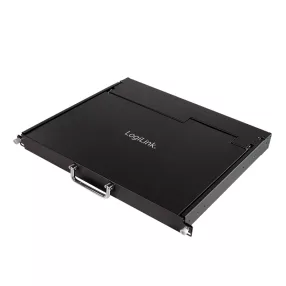   Logilink KVM-konzol 17"-es képernyővel, VGA, USB-A, PS/2, alacsony beépítési mélység, QWERTZ (LC0004GE)