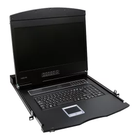   Logilink KVM-konzol 19"-es képernyővel, VGA, USB-A, PS/2, QWERTZ (LC902GE)