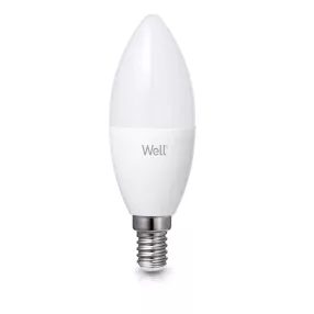   Well LEDLC-C378E27-E-WL LED gyertya C37 E27 8W 230V hideg fény 6500K 880lm