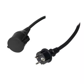   Logilink Tápkábel, CEE 7/7 - (CEE 7/3), fekete, 5 m (LPS102)
