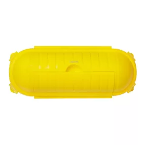   LogiLink Tápkábel védődoboz, kültéri, IP44, sárga (LPS217)