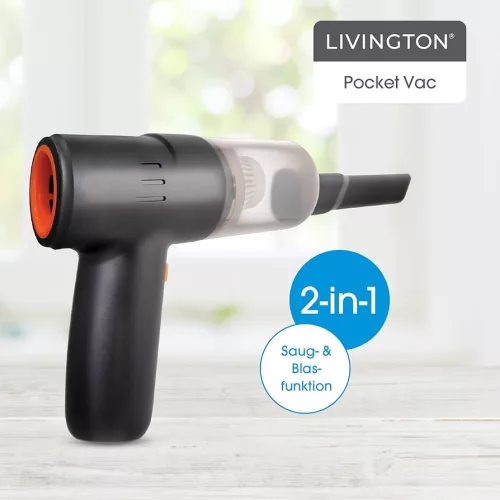 Livington PocketVac hordozható kéziporszívó, M37601