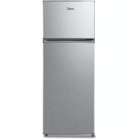   Midea MERT210FGE50 felülfagyasztós hűtőszekrény, 163/41 liter, 40dB, ezüst