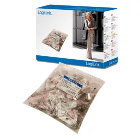   LogiLink CAT-5 Árnyékolt moduláris csatlakozó menet betéttel 100db (MP0004)