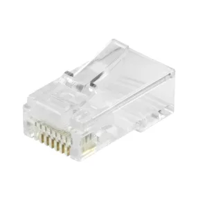   Logilink Moduláris csatlakozó, RJ45, nyitott előlappal, Cat.6 UTP, 50 db (MP0027)