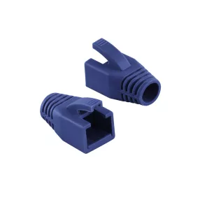   Logilink RJ45 feszültségmentesítő védőburkolat, 8 mm, kék, 50 db (MP0035B)