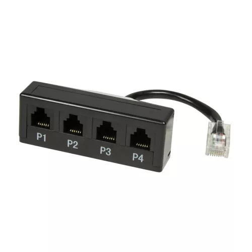 Logilink Passzív elosztó telefonokhoz, RJ45 - 4 x RJ11 (MP0036)