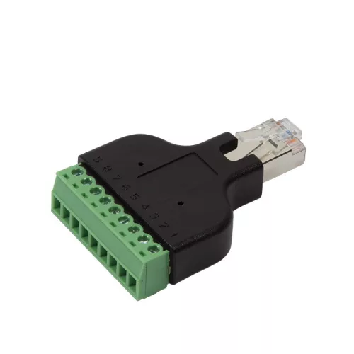 Logilink RJ45 apa-8 tűs csavaros csatlakozó adapter (MP0050)