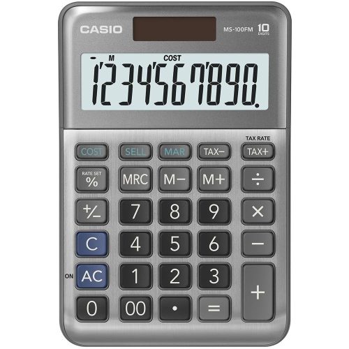CASIO MS100FM asztali számológép, 10 számjegy