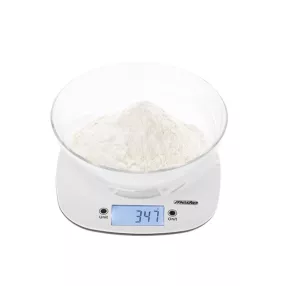 Mesko MS3179w Konyhai mérleg tállal