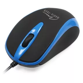 Media-Tech Plano USB vezetékes egér, kék