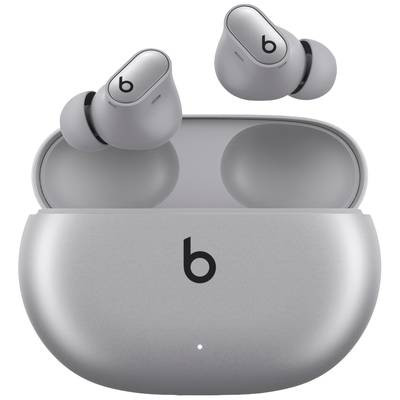 BEATS  Studio Buds Plus HiFi In Ear fejhallgató Bluetooth® Stereo Ezüst Noise Cancelling, mikrofon zajelnyomás Töltőtok, Izzadásálló, Vízálló (MT2P3ZM/A)