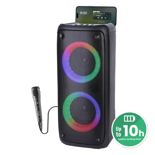 Media-Tech FUNBOX Hordozható Bluetooth Hangszóró mikrofonnal