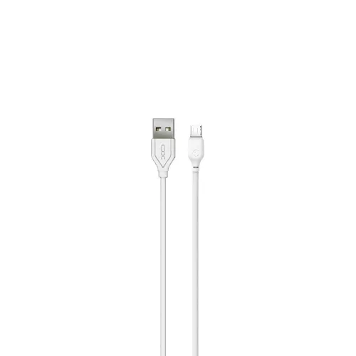XO NB 103 USB- micro USB kábel fehér, 2m, 2,1A