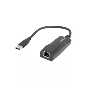   LANBERG USB">RJ45 ETHERNET ADAPTER HÁLÓZATI KÁRTYA USB 3.0 1X RJ45 1GB KÁBEL