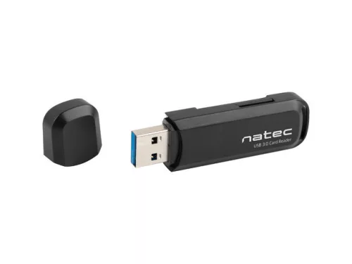 NATEC KÁRTYAOLVASÓ SCARAB 2 SD/MICRO SD USB 3.0 FEKETE