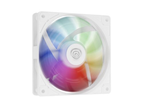 Genesis Oxal 120 Gamer rendszerhuto, rainbow led világítással feher