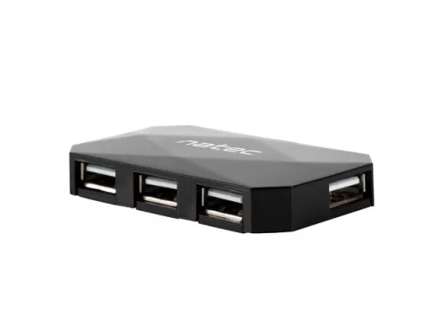 Natec Locust 4 portos USB 2.0 HUB, fekete