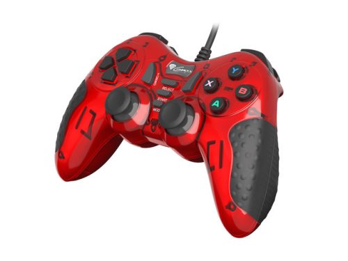 Genesis Mangan 200 vezetékes gamepad (PC), fekete-piros