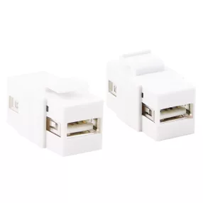   Logilink Keystone USB 2.0 csatlakozó, A/F   A/F, fehér (NK0013)