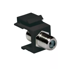   Logilink TV/SAT keystone csatoló, F-Type/F-F-Type/F, 75 Ohm, fekete (NK0018B)