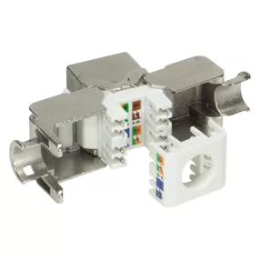   Logilink Cat.6A Keystone Jack STP AWG 22-24, 17,2 mm szélesség (NK4001)