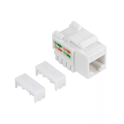 Logilink Cat.6 Keystone jack UTP, 90 -os IDC, 10 db (NK4056)