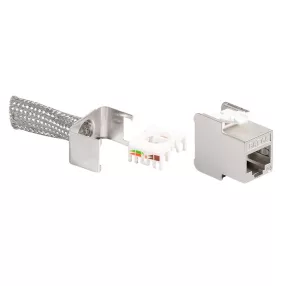   Logilink 24 Kat. 6A Keystone-csatlakozók, árnyékolt, extra rövid és vékony kialakítás (NK4075)