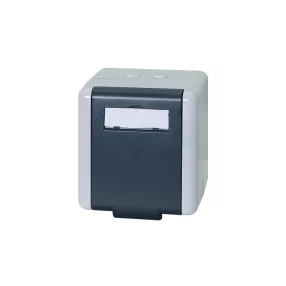   Logilink Kültéri felületre szerelhető doboz 2 db RJ45 Cat.6A keystone modulhoz, IP44