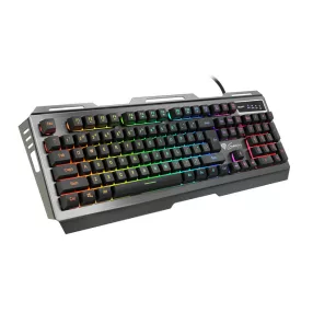   Genesis Rhod 420 Gamer billentyűzet US kiosztással, színes háttérvilágítással, fekete