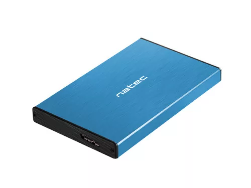 Natec Rhino Go SATA 2.5" USB 3.0 Külső HDD/SSD ház - kék