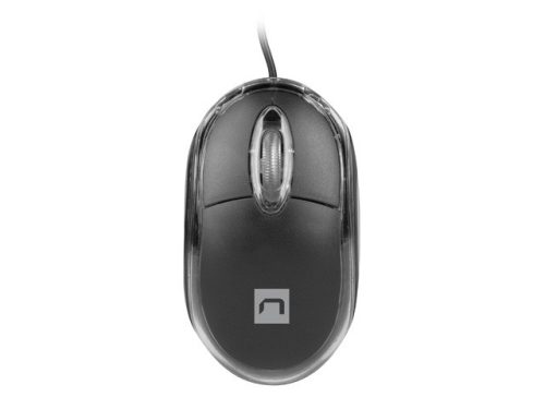 NATEC EGÉR VIREO 2 1000DPI OPTIKAI USB FEKETE