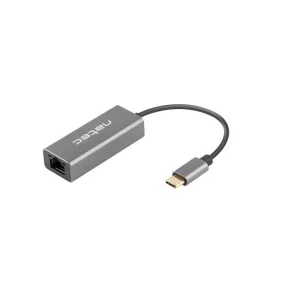   NATEC USB->RJ45 ETHERNET ADAPTER HÁLÓZATI KÁRTYA CRICKET USB-C 3.1 1X RJ45 1GB KÁBEL