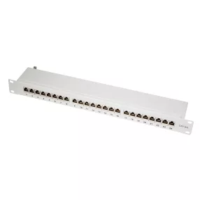  Logilink Cat.6A Patch Panel 24-port STP, szürke, szürke (NP0060)