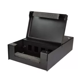   Logilink konszolidációs pontdoboz 4 keystone csatlakozóhoz, fekete (NP0090)