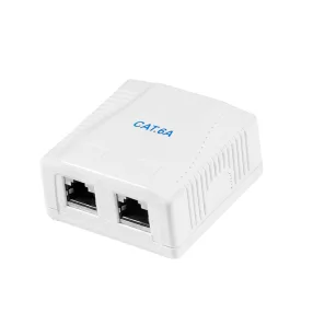   Logilink Cat.6A Felületre szerelt doboz 2 x RJ45, árnyékolt (NP0097)