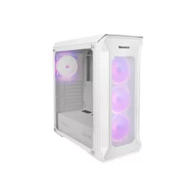 Genesis Irid 505 ARGB Midi Tower PC ház fehér