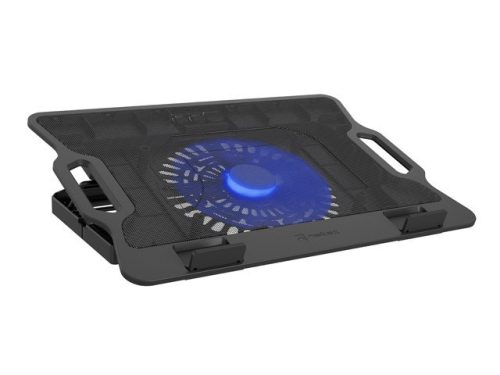 Natec Dipper 2 Cooler Laptop hűtőpad 12.1-17.3" 1 ventilátor, LED félny, 2 USB
