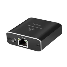   Logilink Gigabit Ethernet Elosztó 1-2, 1000 Mbit/s, USB tápellátással (NS0011)
