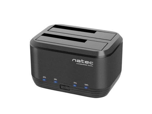 NATEC HDD DOKKOLÓ ÁLLOMÁS KANGAROO DUAL SATA USB 3.0