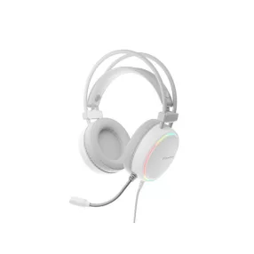 Genesis Neon 613 RGB Gamer fejhallgató, fehér