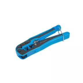   LANBERG KRIMPELŐ SZERSZÁM RJ45 RJ11 RJ12 VEZETÉKEKHEZ, LEZÁRT LÉPCSŐVEL