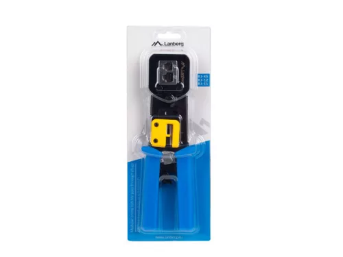 LANBERG RJ45, RJ11, RJ12 ÁTMENŐ TÍPUSÚ MODULÁRIS CSATLAKOZÓKHOZ VALÓ KRIMPELŐ SZERSZÁM