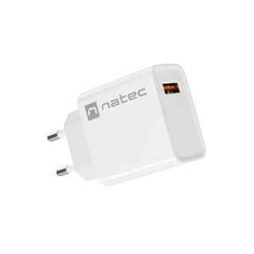 Natec Ribera 1xUSB-A 18W fali töltő fehér