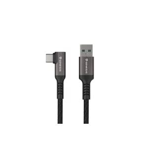   Genesis USB-C(M)->USB-A(M) 3.1 GEN 1 kábel 5GB/S PD15W VR fekete - 3m