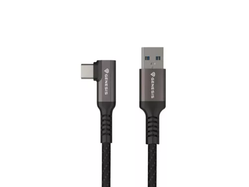 Genesis USB-C(M)->USB-A(M) 3.1 GEN 1 kábel 5GB/S PD15W VR fekete - 3m