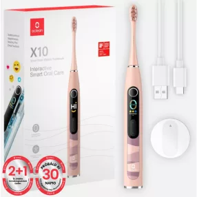 Oclean elektromos fogkefe X10 Rózsaszín